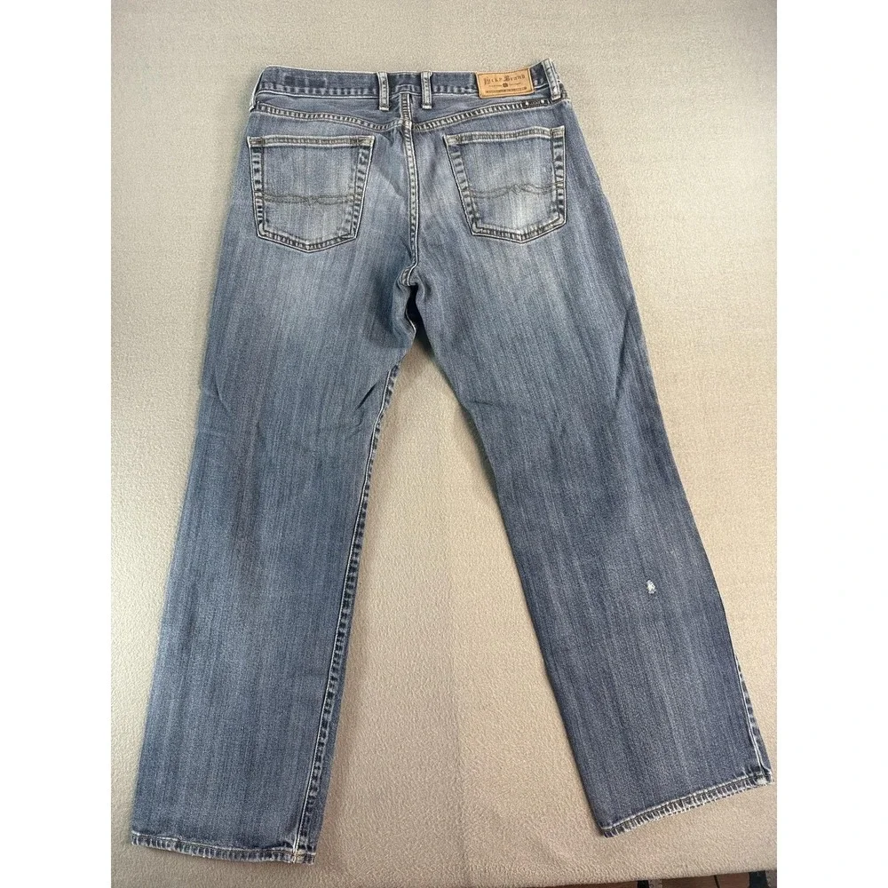 Lucky Brand 361 Vintage Straight Jeans Mens 34x30 Medium Wash Blue Denim Casual
